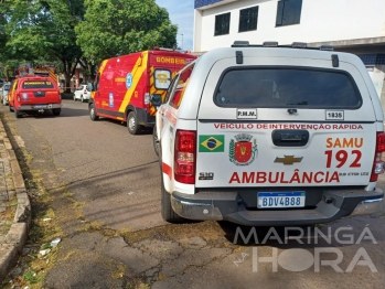 foto de Idoso sofre queimaduras graves em incêndio em Maringá, veja o relato de uma testemunha