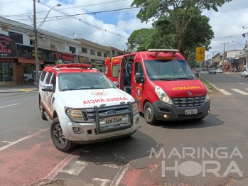 foto de Idoso fica ferido após ser atropelado por carro em Maringá