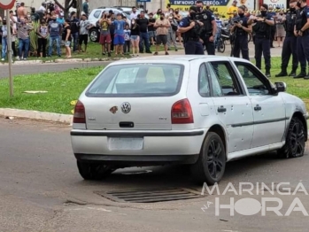 foto de IML identifica os elementos mortos após confronto com a PM entre Maringá e Sarandi