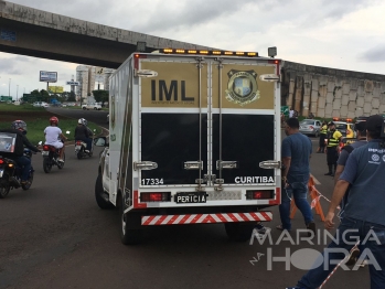 foto de IML identifica os elementos mortos após confronto com a PM entre Maringá e Sarandi