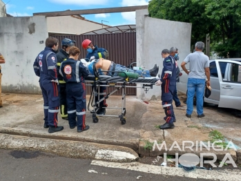 foto de Motorista invade preferencial, e provoca acidente envolvendo viatura da Polícia Militar