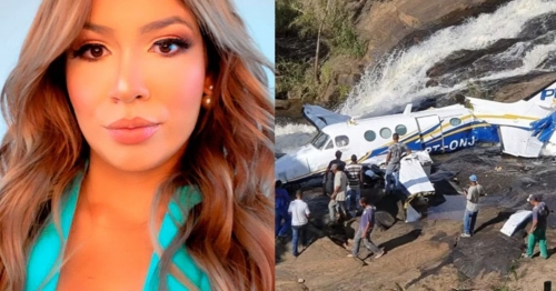 Cantora Marília Mendonça morre após a queda do avião em MG