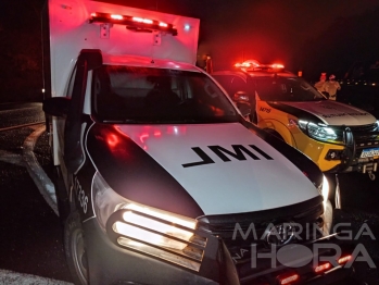 foto de Motorista morre após carro capotar na PR-317, em Maringá