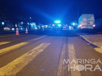 foto de Pedestre é intubado e fica em estado grave após ser atropelado em Maringá