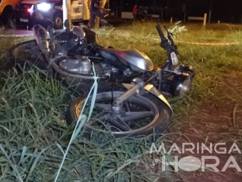 foto de Acidente de moto mata homem e deixa outro gravemente ferido em Maringá