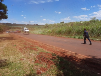 foto de Homem fica em estado grave após se acidentar em cachoeira na cidade de Mandaguaçu