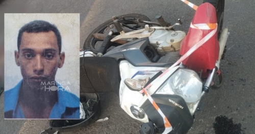 Acidente entre carro e moto deixa motociclista morto em Maringá