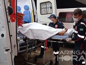 foto de Acidente grave deixa duas pessoas feridas no Jardim Alvorada em Maringá