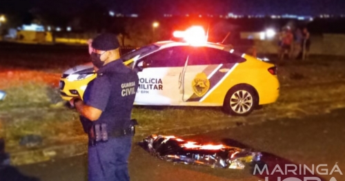 Mulher morre e filha fica ferida após serem atropeladas por moto em Maringá