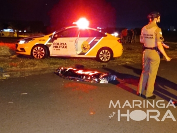 foto de Mulher morre e filha fica ferida após serem atropeladas por moto em Maringá