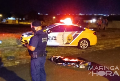 foto de Mãe morre no feriado de Natal e filha pequena fica ferida após serem atropeladas por moto em Maringá