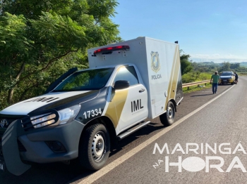 foto de Sem identificação: homem morre atropelado por carreta na PR-323