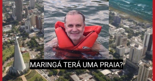 A ideia da praia em Maringá poderá se tornar realidade