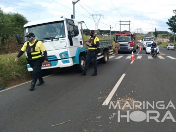 foto de Homem morre após ser atropelado por caminhão no Contorno Sul de Maringá