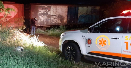 Mulher morre atropelada por trem na linha férrea de Maringá