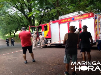 foto de Mulher é encontrada morta no lago do Parque Alfredo Nyffler de Maringá