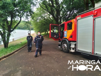 foto de Mulher é encontrada morta no lago do Parque Alfredo Nyffler de Maringá