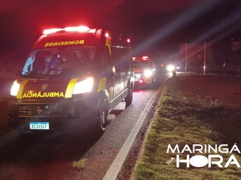 foto de Motociclista é socorrido em estado gravíssimo após sofrer queda de moto em Mandaguaçu