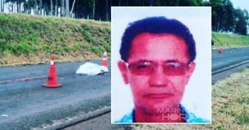 Homem morre após ser atropelado na PR-218, próximo a Iguaraçu