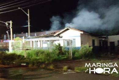 foto de Incêndio destrói imóvel em Maringá