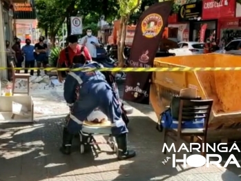 foto de Teto desaba e deixa 7 vítimas em estabelecimento no centro de Marialva