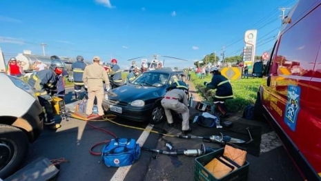 foto de Duas mortes de acidente na BR-376 próximo a Marialva; a segunda vítima morreu no hospital