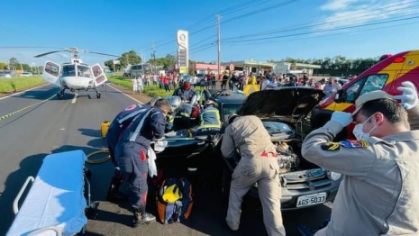 foto de Duas mortes de acidente na BR-376 próximo a Marialva; a segunda vítima morreu no hospital