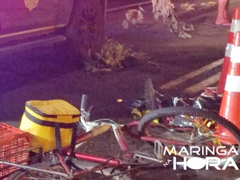 foto de Condutor atropela e acaba matando ciclista e foge do local na região