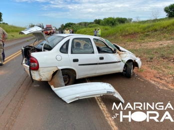 foto de Acidente violento em rodovia deixa jovem gravemente ferida na região