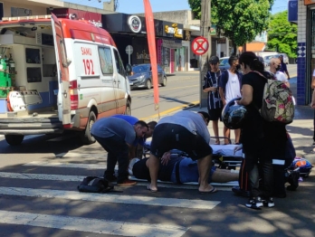 foto de Indo para a casa da avó almoçar jovem sofre acidente de trânsito em Maringá