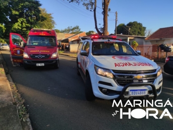 foto de Motociclista atropela idoso e foge do local em Maringá