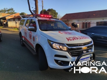 foto de Motociclista atropela idoso e foge do local em Maringá