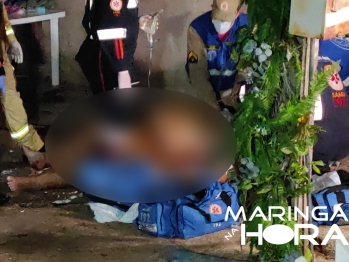 foto de Mulher é executada a tiros, sentada na cadeira de casa em Mandaguaçu