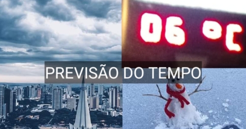 Queda nas temperaturas poderá provocar frio intenso nos próximos dias em Maringá