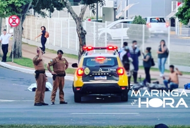 foto de Retornando do trabalho jovem acaba sendo atropelado por ônibus e morre em Maringá