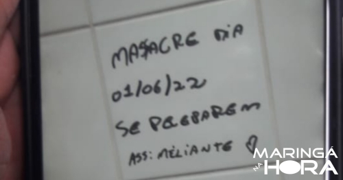 Anúncio de suposto massacre em colégio de Maringá intriga alunos e funcionários