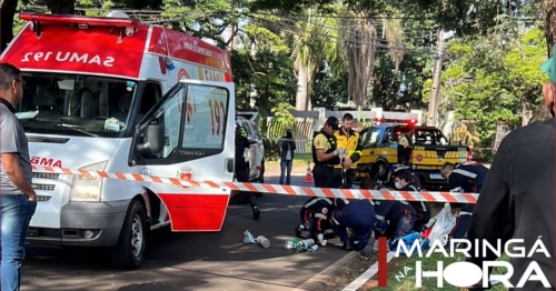 Idosa morre após ser atropelada por carro, em Maringá 