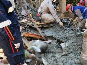 foto de Desabamento em obra na UEM deixa cinco pessoas feridas em Maringá 