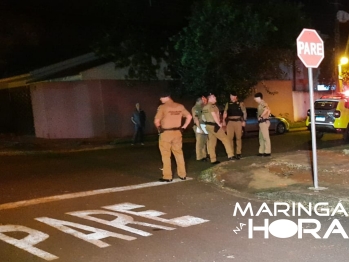 foto de Mulher é socorrida após ser baleada em Maringá