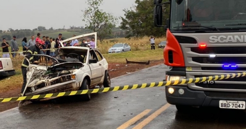 Duas pessoas morrem em trágico acidente no noroeste do Paraná