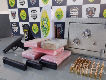 foto de Homem é preso por tráfico em Maringá com grande quantidade de drogas e arma