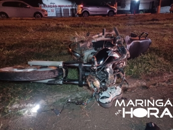 foto de Motociclista sofre queda na BR-376 e fica em estado grave