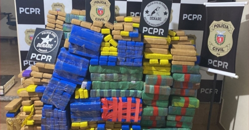 Homem é preso trasportando em carreta mais de 700kg de maconha em Maringá