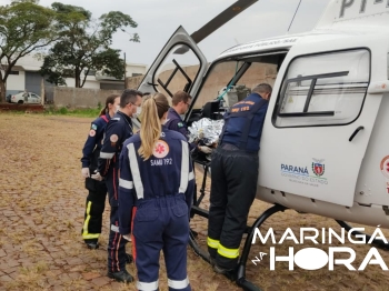 foto de Viatura da Polícia Rodoviária bate de frente com carro forte e Policial Militar é encaminhado a hospital de Sarandi em estado grave