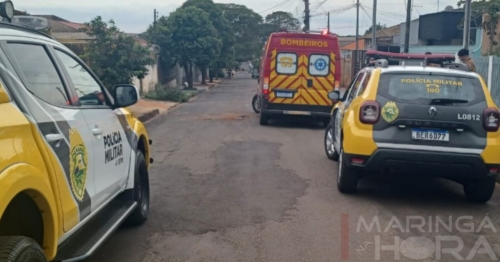 Homem parte para cima de policiais com faca e acaba sendo baleado em Sarandi