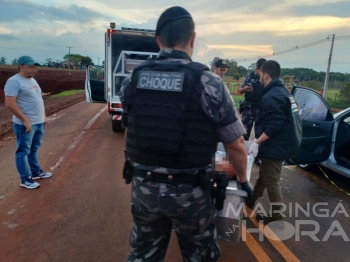 foto de Dois criminosos morrem em confronto com Pelotão de Choque de Maringá