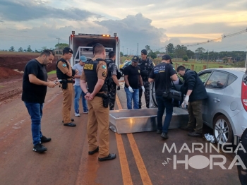 foto de Dois criminosos morrem em confronto com Pelotão de Choque de Maringá