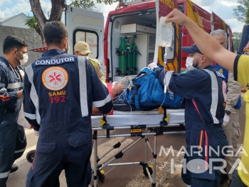 foto de Motociclista fica em estado gravíssimo após sofrer acidente violento em Maringá