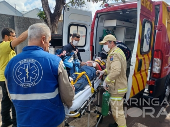 foto de Motociclista fica em estado gravíssimo após sofrer acidente violento em Maringá