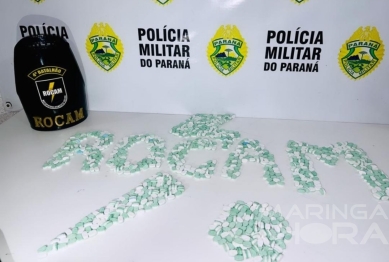 foto de Homem é preso com quase 1mil comprimidos de ecstasy em Maringá